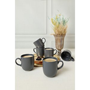 Mat Gri Ekinoks Kupa 10 Cm 6 Adet 959
