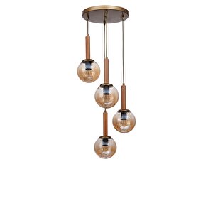 Işil 4 Lü Tepsi̇li̇ Naturel Bal Camli Sarkit