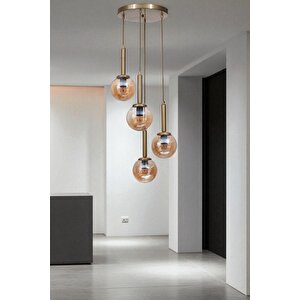 Sezgi̇ 4 Lü Tepsi̇li̇ Eski̇tme Bal Camli Sarkit