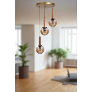 Işil 3 Lü Tepsi̇li̇ Naturel Bal Camli Sarkit