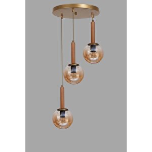 Işil 3 Lü Tepsi̇li̇ Naturel Bal Camli Sarkit