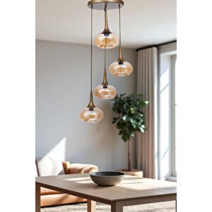 Zara 4 Lü Tepsi̇li̇ Eski̇tme Bal Camli Sarkit