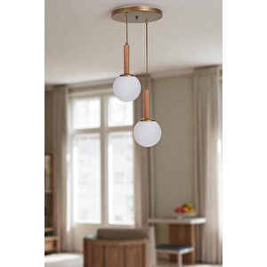 Işil 2 Li̇ Tepsi̇li̇ Naturel Beyaz Camli Sarkit