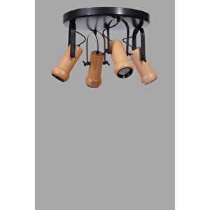 Pascal 4 Lü Tepsi̇li̇ Naturel Plafonyer Avi̇ze