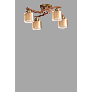 Weston 4 Lü Naturel Çi̇ft Camli Plofonyer Avi̇ze
