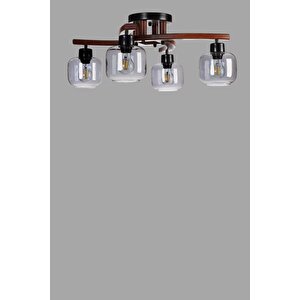 Weston 4 Lü Cevi̇z Füme Camli Plofonyer Avi̇ze