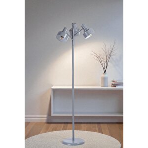 Jesus 3 Lü Gri̇ Lambader Metal Başlikli