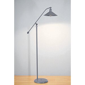 Moka Gri̇ Lambader Metal Başlikli