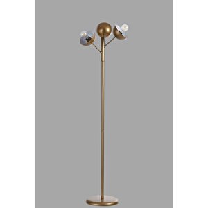 Küre 3 Lü Eski̇tme Lambader Metal Başlikli