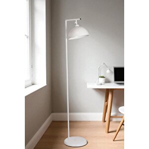 Smart Beyaz Retro Başlikli Lambader