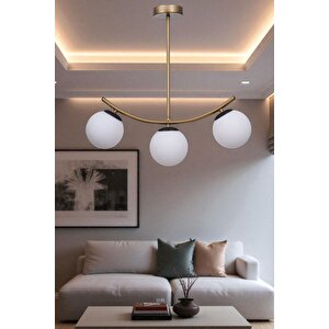 Velvet 3 Lü Eski̇tme Beyaz Camli Plafonyer Avi̇ze