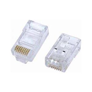 Rj45 Jack Cat5e Internet Kablo Caki Jak (100 Adet)
