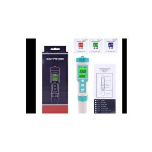 7in1 Ph/tds/ec/orp/deniz Suyu Ağırlık/tuzluluk/sıcaklık C-600 Ph Ölçer Su Kalitesi Monitörü