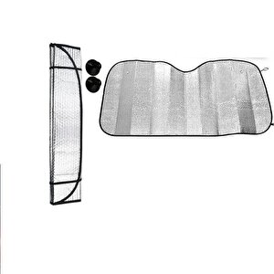Ön Cam Güneşliği Jumbo Büyük Boy Nikel Balonlu Sert Tip 165x75