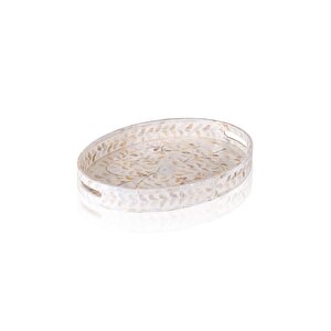 Sedef Oval Tepsi 50x36x6 Cm Tlc0078