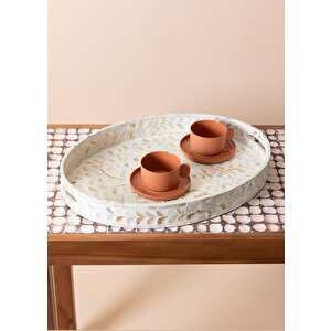 Sedef Oval Tepsi 50x36x6 Cm Tlc0078