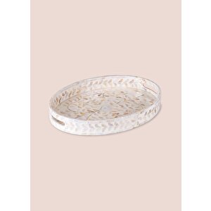 The Mia Sedef Oval Tepsi 50x36x6 Cm Tlc0078