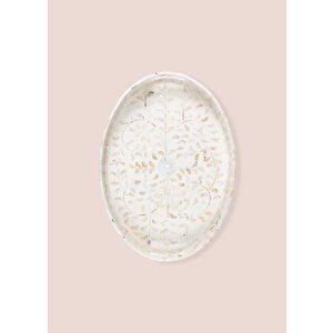 The Mia Sedef Oval Tepsi 50x36x6 Cm Tlc0078