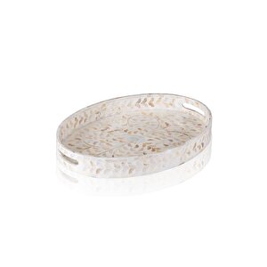 Sedef Oval Tepsi 45x33x6cm Tlc0079