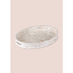 The Mia Sedef Oval Tepsi 45x33x6cm Tlc0079