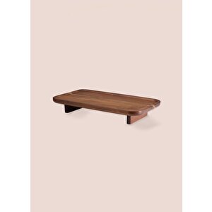 Natura Akasya Ayaklı Servis 31x16x7 Cm