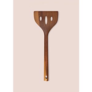 The Mia Natura Akasya Delikli Spatula 34x10 Cm