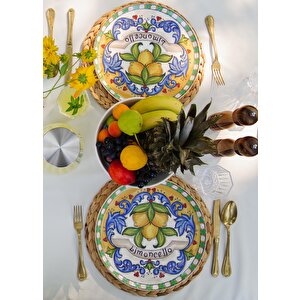 Limoncello Servis Tabağı 30 Cm 6 Kişilik