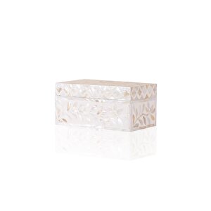 The Mia Sedef Dikdörtgen Kutu 21x12x10 Cm Tlc0072