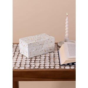 Sedef Dikdörtgen Kutu 21x12x10 Cm Tlc0072