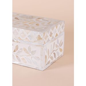 The Mia Sedef Dikdörtgen Kutu 21x12x10 Cm Tlc0072