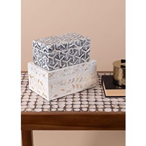 Sedef Dikdörtgen Kutu 25x16x12 Cm Tlc0071