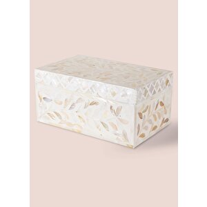 The Mia Sedef Dikdörtgen Kutu 25x16x12 Cm Tlc0071