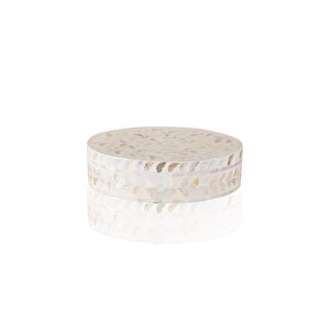 Sedef Yuvarlak Kutu 30x23x8 Cm Tlc0074