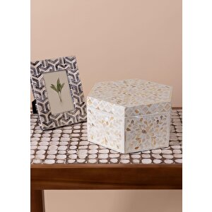 Sedef Altıgen Kutu 28x24x14 Cm Tlc0075