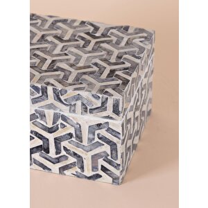The Mia Sedef Dikdörtgen Kutu 25x16x12 Cm Tlc0087