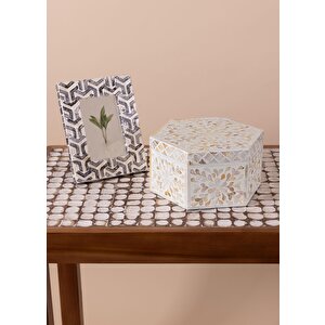 Sedef Altıgen Kutu 24x21x12 Cm Tlc0076