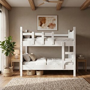 Cozy Merdivenli Ayrılabilen Ranza 90x190cm (%100 Mdf)