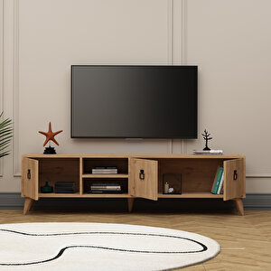 Mona 180 Cm Tv Sehpası Meşe Meşe