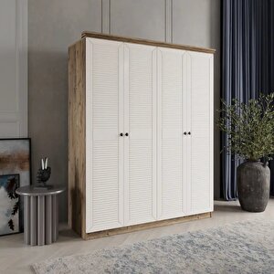 Li̇ne 4 Kapakli Bazali Gardirop Tamami Mdf, Aytaşı Aytaşı