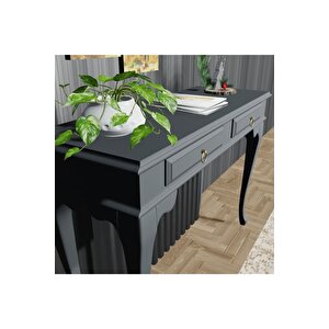 120 Cm Antrasit Gri Çekmeceli Petek Üstü Yüksek Dresuar