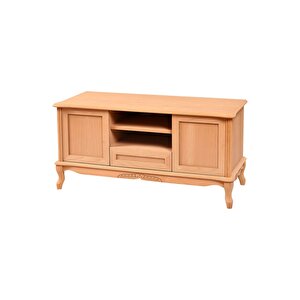 4573 Masif Ham 120 Cm Lükens Oymalı Tv Ünitesi