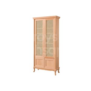 Roys Ahşap 6522 Masif Ham Lükens Hasırlı Kapaklı Kitaplık