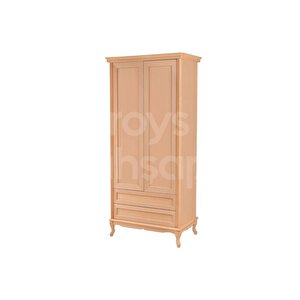 Roys Ahşap 6533 Masif Ham Lükens İki Kapaklı Dolap