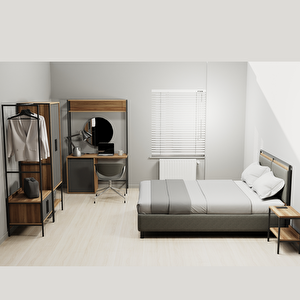 Lagomood Modulago Otel Masa&minibar Antrasit Ceviz