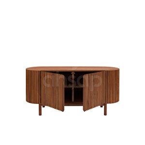 Roys Ahşap Toscana Açık Ceviz 140 Cm 2 Kapaklı Çıtalı Konsol