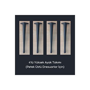 4'lü Yüksek Ayak Takımı (petek Üstü Dresuarlar Için)