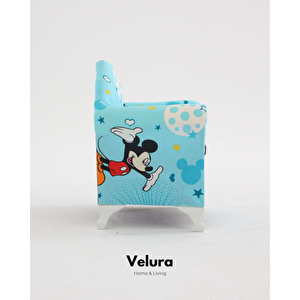 Çocuk Koltuğu & Mickey Mouse Desenli - Turkuaz