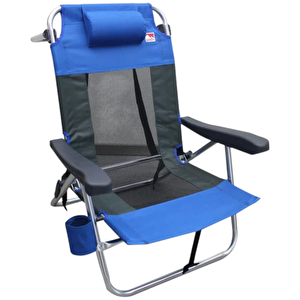 Funky Chairs Beach Star Light Plaj Şezlong Sandalye- Blue