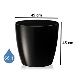 So-yk07 Yakut Saksı Takımı Separetörlü 66 Litre Siyah 3 Adet