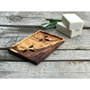 Zeytin Ağacı Ahşap Yaprak Sabunluk
